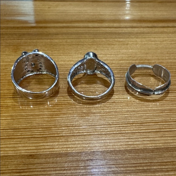 Sterling Silver/Turquoise Rings size 7 - Picture 6 of 9